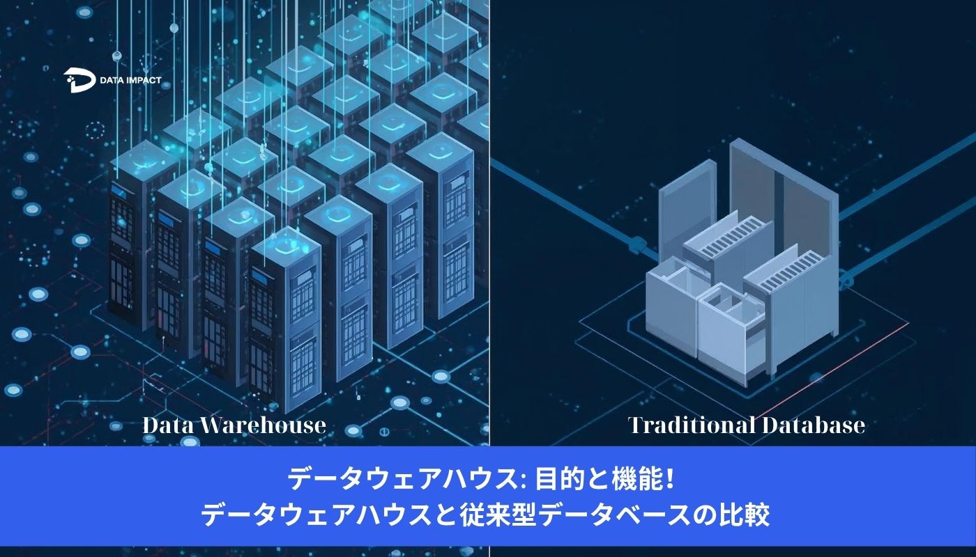 Image データウェアハウス: 目的と機能！データウェアハウスと従来型データベースの比較
