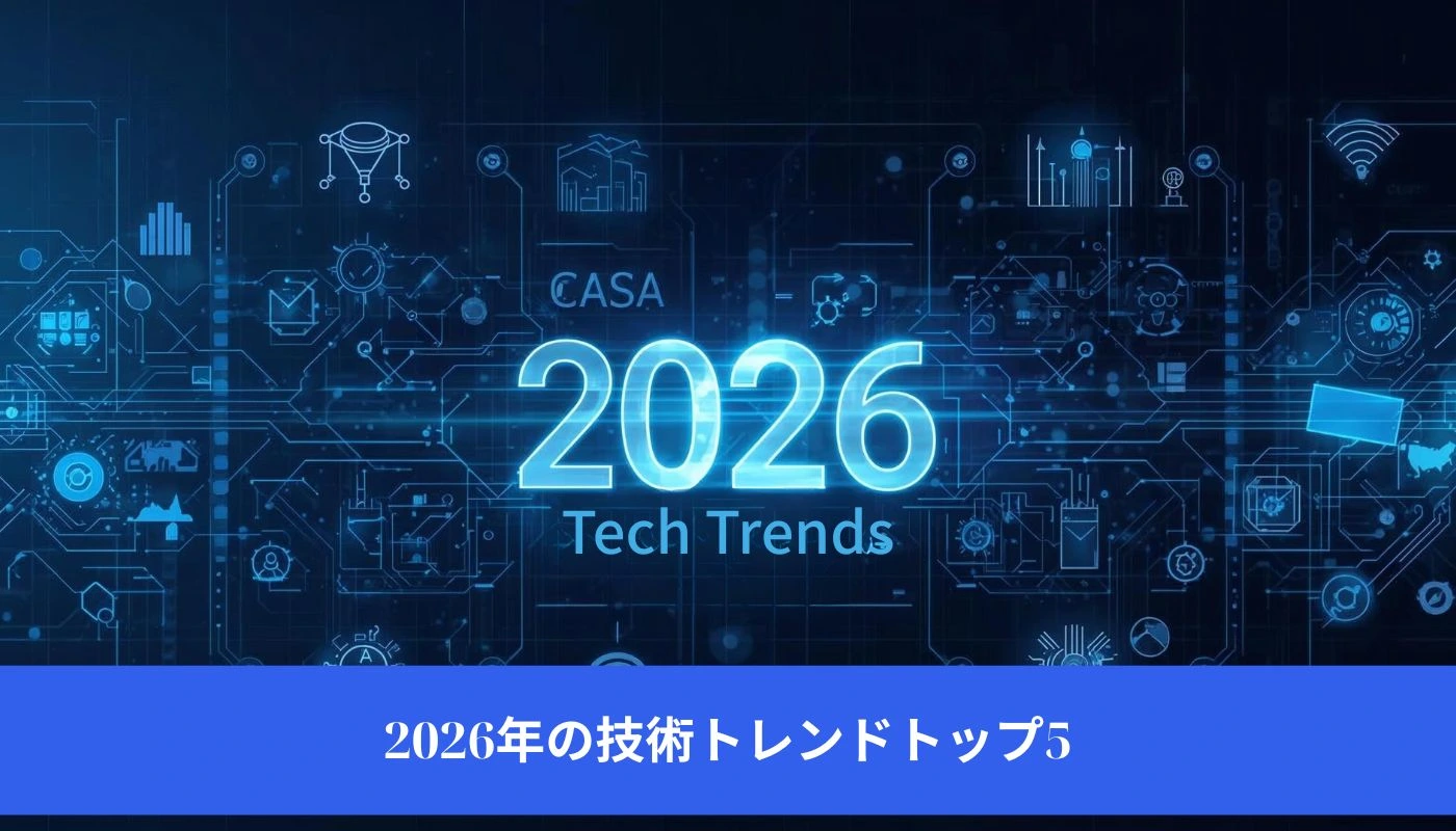 Image 2026年の技術トレンドトップ5 !